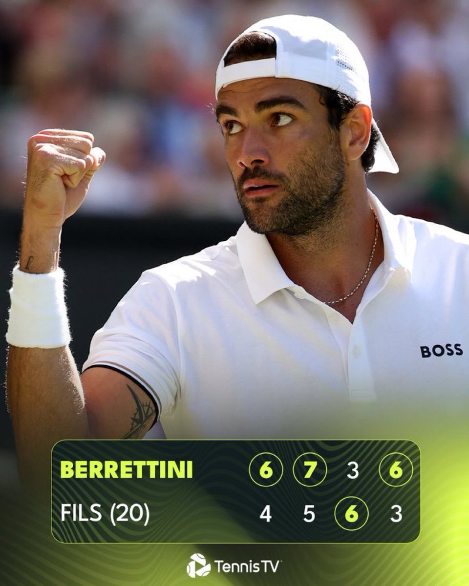 FrustalupiMario's tweet photo. È molto bello rivedere @MattBerrettini su quel campo vincere un match pesante vs un avversario di valore come #Fils dico la verità… mi sono commosso 😃
Bentornato Matteo 💪🏼❤️ https://t.co/mIgMgOWXxw