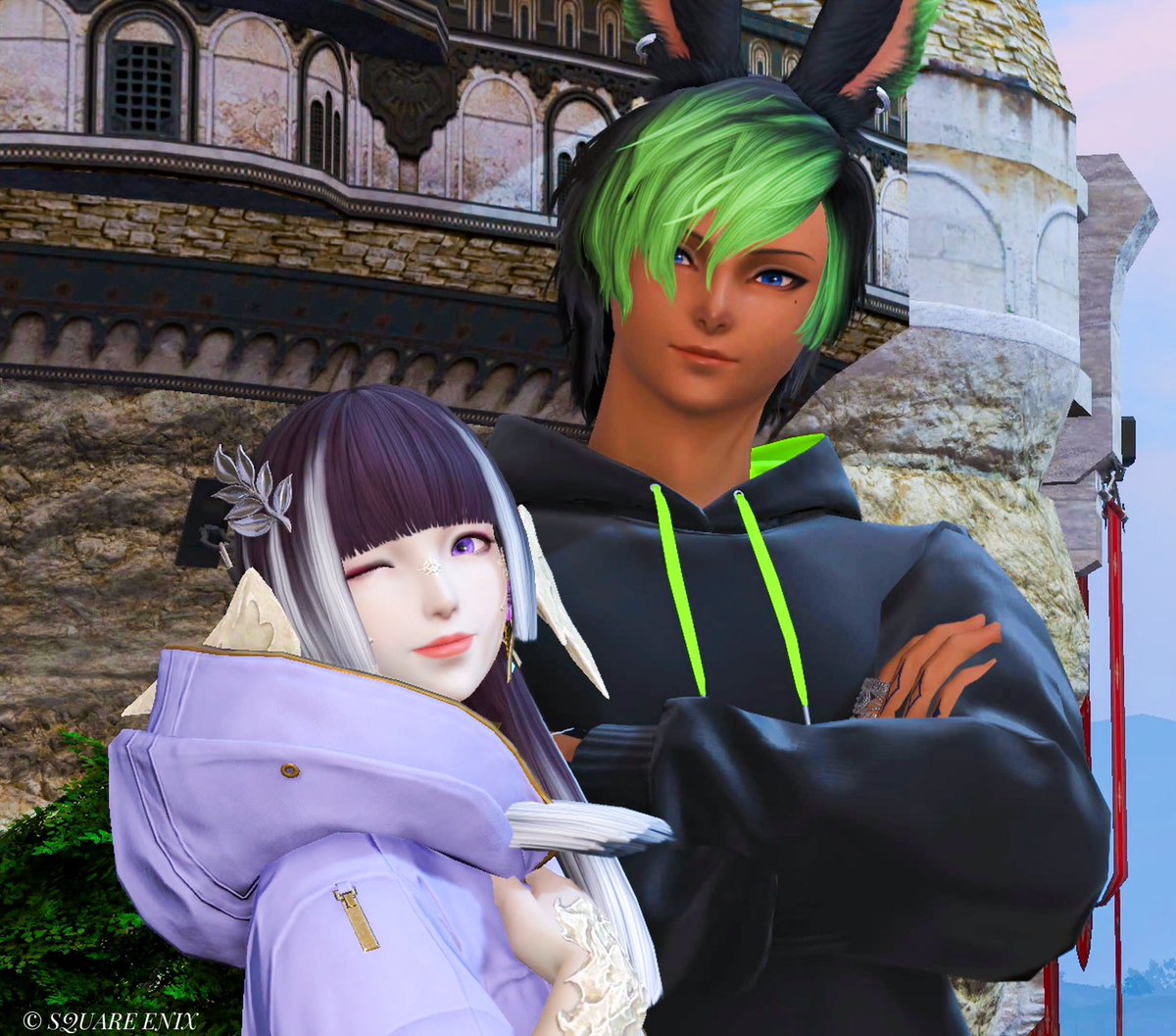 kagaminetto_FF's tweet photo. いゔさんと遊んだ！
SS撮れたし、ルレも付き合ってもらえて楽しかった！

#FF14SS #アウラ #ヴィエラ https://t.co/SCGgCzHZrB
