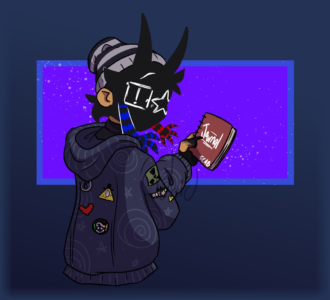 VoidumRetro's tweet photo. I just finished drawing a fellow void entity! Here's SCAB by SC43
#smallartist #artfight2026 #digitalart https://t.co/Odz6xhLtrq