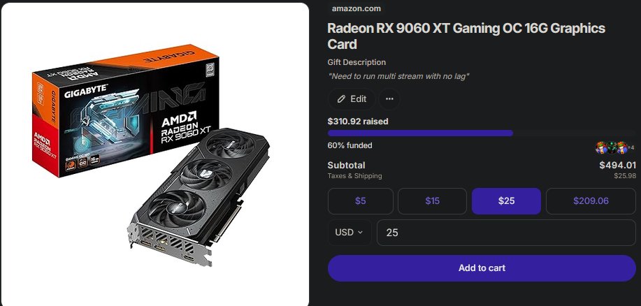 We are now at 60% on the Radeon RX 9060 XT Gaming OC 16G Graphics