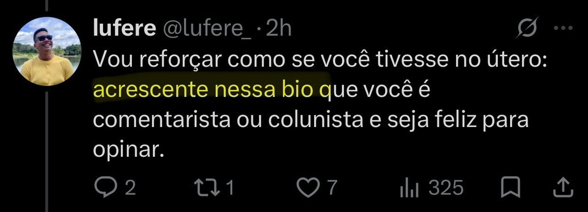 Joeaugusto's tweet photo. @lufere_ @marioadolfo Seu próprio post https://t.co/TeSRBwHjiJ