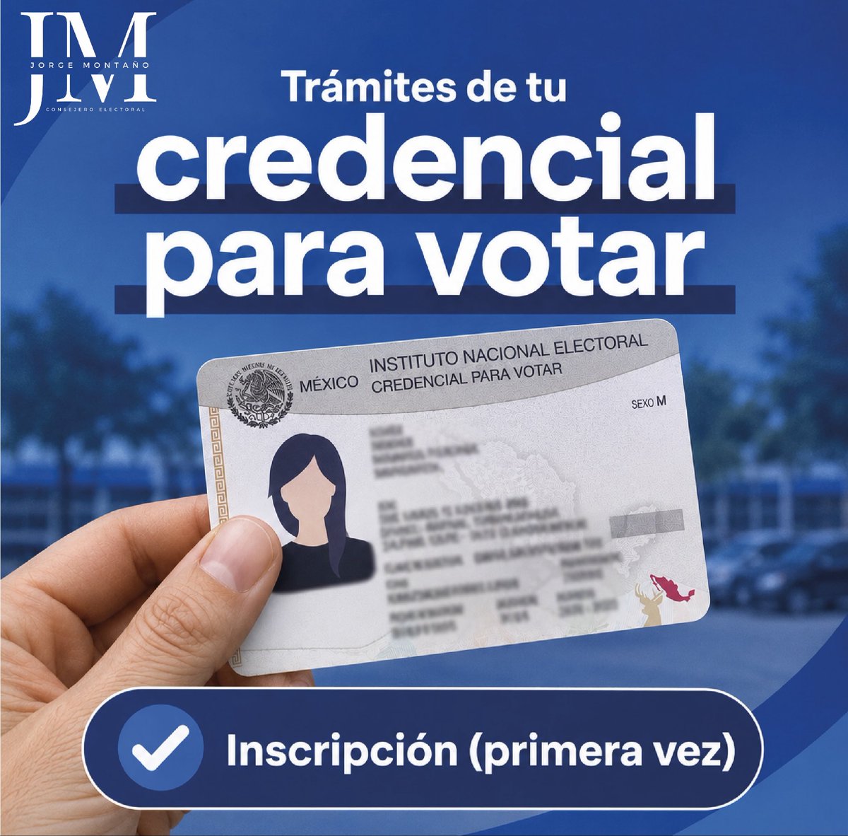 Montano_Ventura's tweet photo. 🚀 ¡Es momento de dar el siguiente paso!

Si aún no tienes tu credencial para votar, inscríbete por primera vez y sé parte del cambio. 🗳️

📍 Acude al módulo del @INEMexico que prefieras, con la documentación requerida.
🌎 Si resides en el extranjero, visita las embajadas o consulados habilitados.

✅ Con tu credencial ejercerás tus derechos político-electorales y contarás con una identificación oficial válida en todo el país.

#VivamosLaDemocracia
#INE
#CredencialParaVotar