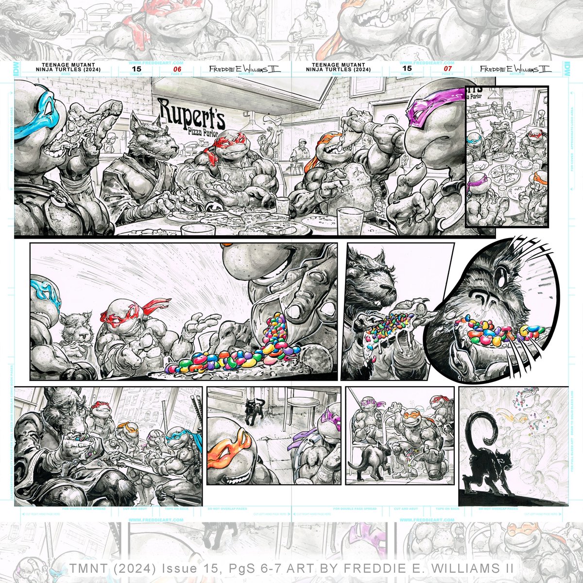 Freddieart's tweet photo. My art from the Teenage Mutant Ninja Turtles issue 15, page 06-07 from @idwpublishing

PLEASE Like/Comment/Follow for more art! :)
Original art available on https://t.co/sUOpX5ZLNL https://t.co/VwnDXvRQwe https://t.co/Q7tTlu9ZPr