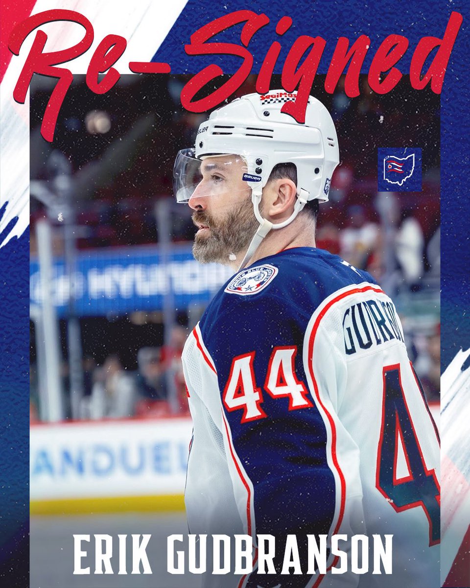 CBJcenter's tweet photo. #CBJ sign Erik Gudbranson to a 1-year contract worth $1.75M https://t.co/eRed0PMA8B