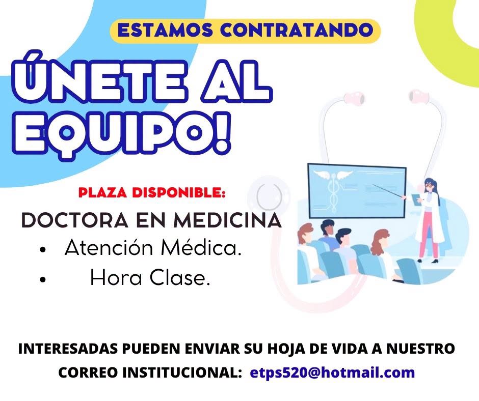 etps1010's tweet photo. OFERTAS LABORALES ITETPS: https://t.co/6ayxafOL5t