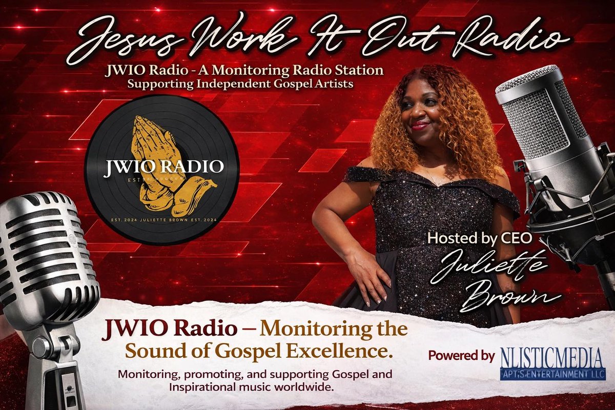 Nlisticmedia's tweet photo. Check out JWIO Radio
https://t.co/xLkYZXzBET
#jwioradio #radio #internetradio #gospelmusic #FaithOverFear #Juliettebrown #wordpress https://t.co/efCRK6sHgc