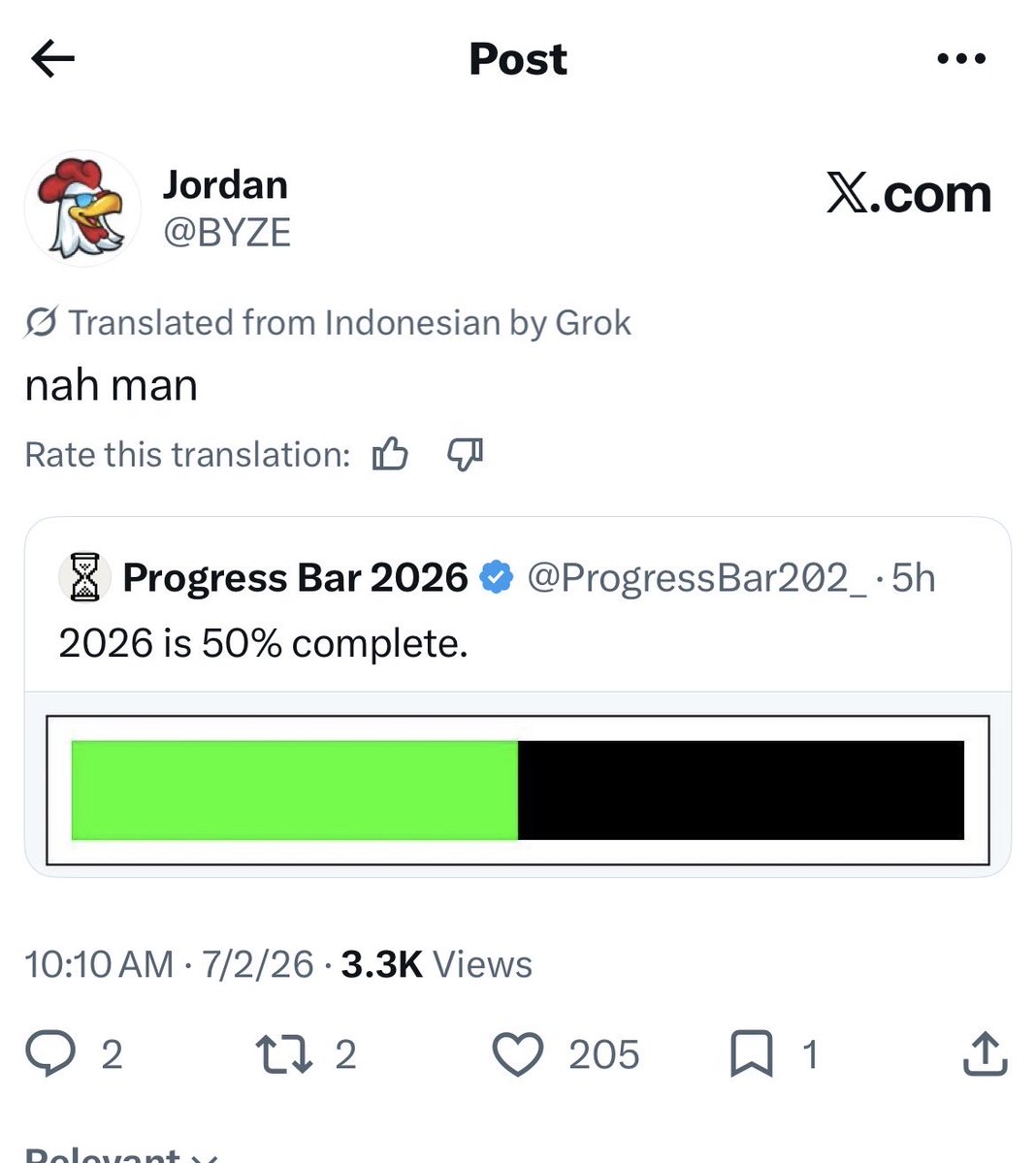 CG3bowling's tweet photo. @BYZE Didn’t know byze spoke Indonesian https://t.co/qGic8mMHIP