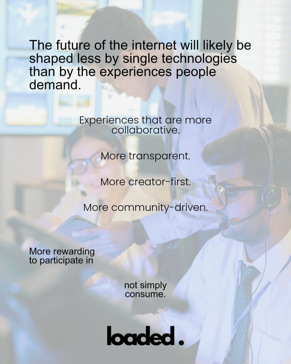 loadedalot's tweet photo. The future of the internet isn't waiting to arrive. https://t.co/P28r927eTE