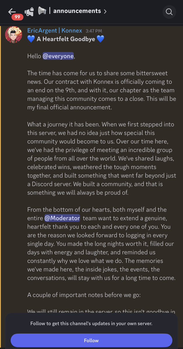 _thatfirstborn's tweet photo. i can’t believe I almost went fully in into this konnex project, I spotted a red flag which made me stop 

now seeing that they shut down, after team made people follow all their family members. 

not suprised by this one tho, was sort of expected. https://t.co/3KRL4gPflS