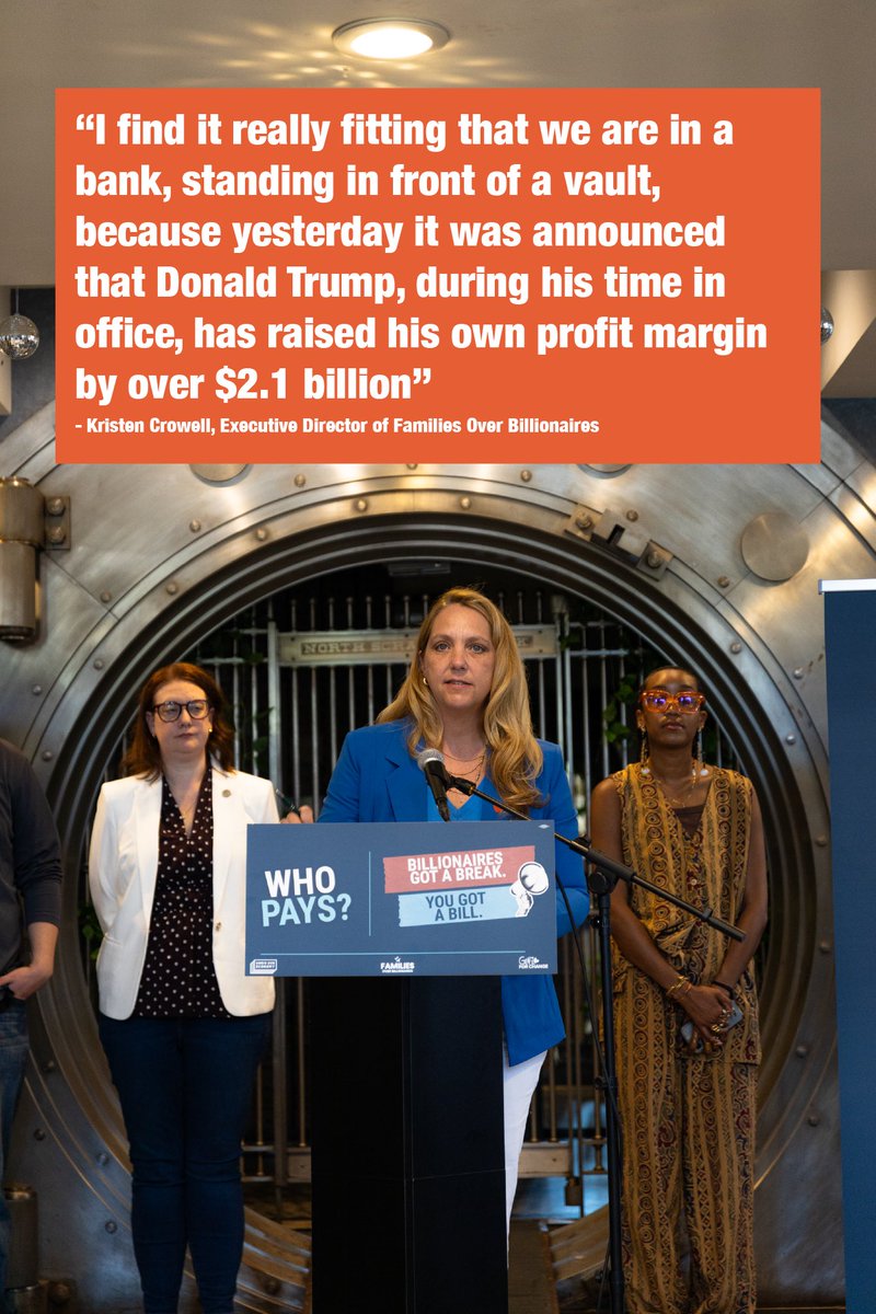 FOB_Action's tweet photo. Billions of dollars are in his pocket, robbed from our communities, from the taxes that we pay into the system, for the programs, the services, and the safety net that we all deserve. https://t.co/TKSCpj5tOX