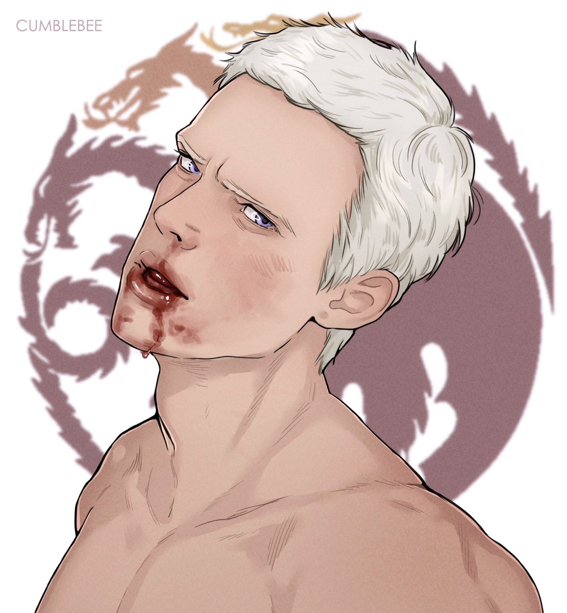 cumblebee's tweet photo. First attempt at drawing Aerion! #akotsk #asoiaf https://t.co/JMMpACveov