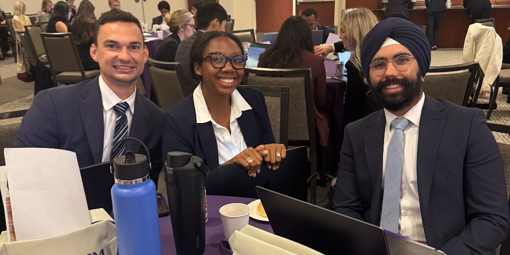 NeurosurgeryNM's tweet photo. The department’s newest interns had their Northwestern Medicine orientation last week. Welcome to residency and the next seven years, Austin Hilvert, MD, MBA, Kerrie Greene, MD, PhD, and Aman Singh, MD! https://t.co/yMrRfz7HbI