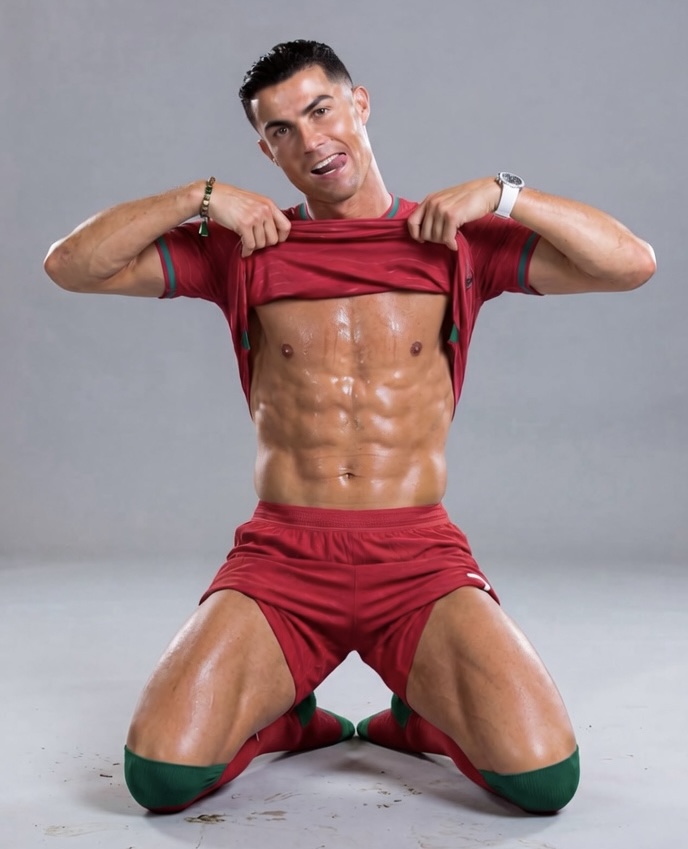 FIGHTZINCLUB's tweet photo. E se o Cristiano Ronaldo fosse uma diva com fandom de mulheres tão grande quanto o fandom masculino que ele já tem? https://t.co/9i50HyMq8d