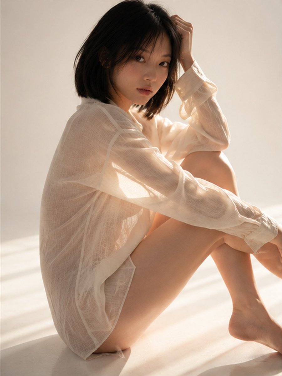 jiwooteasing's tweet photo. Good morning. ☀️🤍

I did a little photoshoot this morning. The sunlight was too beautiful to resist. I hope you like these photos. 🤍

Generated With ChatGPT • Morning Studio Portrait • Inspo X (prompt on quote)

#AI #AIArt #AIGirl #AIHana #ChatGPT https://t.co/AYsru2cJEj