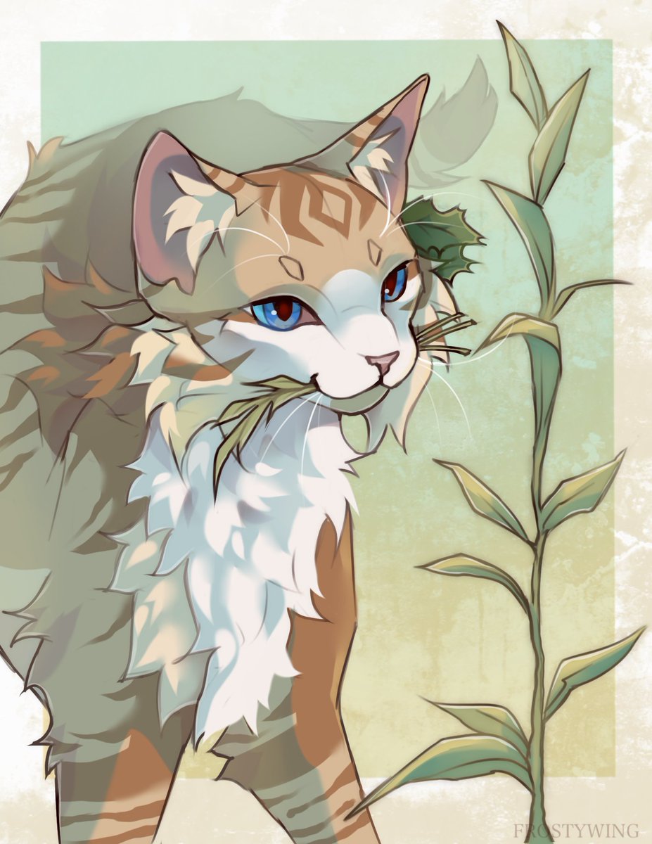 frosty_wing's tweet photo. First Art Fight attack on Crowsleaf and his beautiful medicine kitty Kestreldawn

#ArtFight #warriorcats #digitalart #artfightcomedy https://t.co/VIImXGNqeL