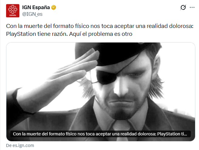 Skyhammer_games's tweet photo. Gracias por Playstation por matar el formato físico. 

Los usuarios somos unos ignorantes que no tenemos ni idea de lo que queremos. 

¡Para vosotros, jugadores! https://t.co/PBzQWPMUq6