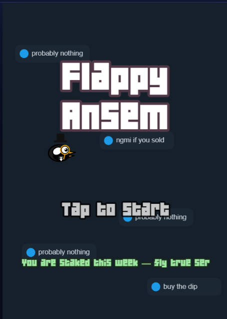 Flappy Ansem tweet media