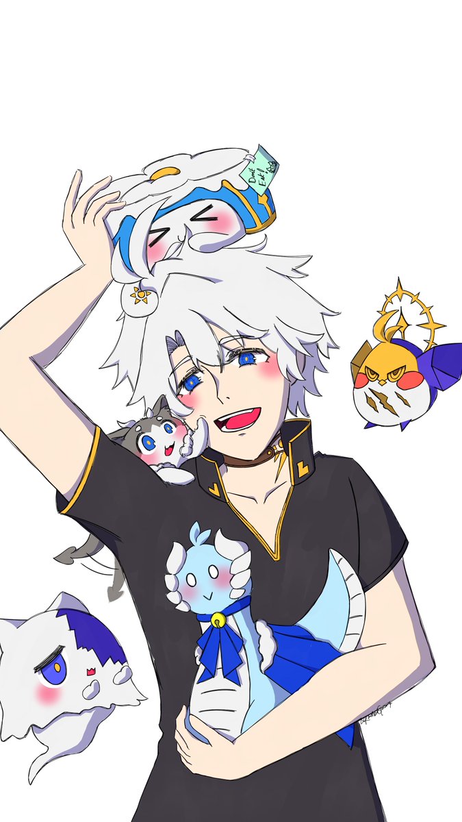 RoastedGurame's tweet photo. A bit late but happy 1st anniv to phainon of aedes elysiae, may u turn into another cute creatures😌🙏 https://t.co/1Yqhli1FhC