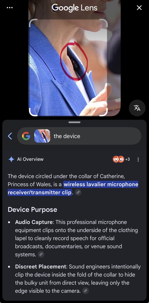 LuckyRevin's tweet photo. For the bots and trolls who got the marching orders to call it a ‘security device’ (lmaoo)… GTFOH. Google Lens says it’s a recording device.
Nb- she was also wearing a microphone during her trekking🤷‍♀️
She was seen wearing the Rode wireless microphone system!! https://t.co/yH7laNGnGF