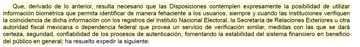 SoyOtraAriana's tweet photo. A partir de ahora, las reglas del juego cambiaron en México. La Comisión Nacional Bancaria y de Valores @cnbvmx  ha formalizado la obligación de implementar la multibiometría en las instituciones de crédito, incorporando de manera expresa el reconocimiento facial junto a la ya conocida huella dactilar.

Bajo la premisa de "modernización" y "combate al robo de identidad", esta normativa obliga a los bancos a
confrontar tu rostro y tus huellas contra las bases de datos de dependencias federales como el INE y la SRE. 

Sin embargo, esto esconde una realidad sumamente alarmante para los ciudadanos: estamos entregando el control de nuestra identidad más íntima en un entorno digital profundamente vulnerable.

Esperen en análisis en breve. 😱👩‍⚖️📄⚖️