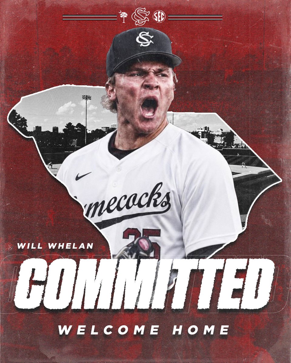 DesignsGamecock's tweet photo. 𝑾𝑬𝑳𝑪𝑶𝑴𝑬 𝑯𝑶𝑴𝑬🤙🐔

Transfer Pitcher Will Whelan has committed to South Carolina! https://t.co/V97Nivwr7d