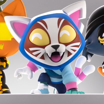 TimelyNyanja's tweet photo. HE IS HERE AND HE IS REAL 

NYANJA YOUTOOZ FIGURE AND HE COMES IN 2 STYLES THE OG SKIN AND THE KURO https://t.co/cAU9ZVT7UL
