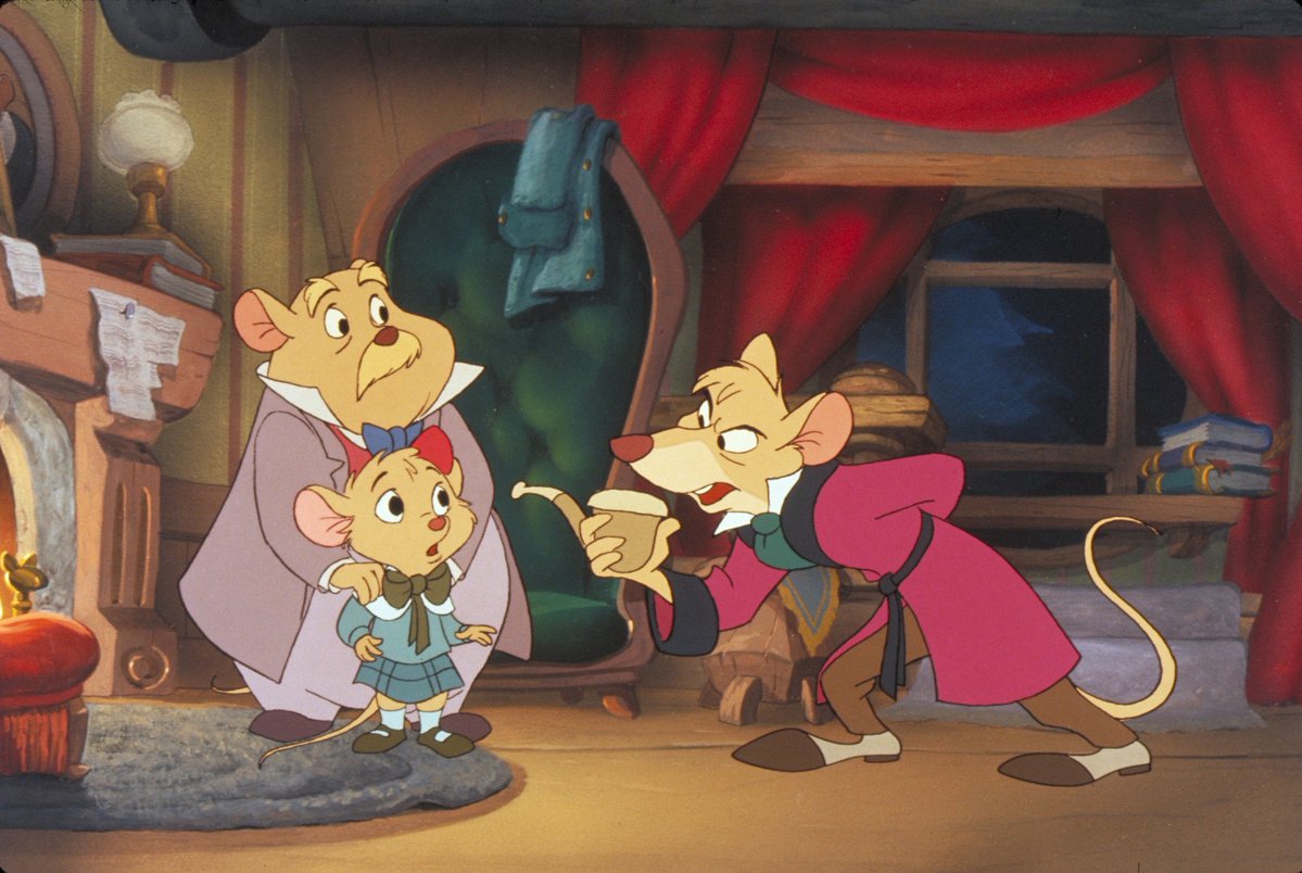 ToonHive's tweet photo. 40 years ago today, ‘The Great Mouse Detective’ released in theaters. https://t.co/u6KU1YkyF0