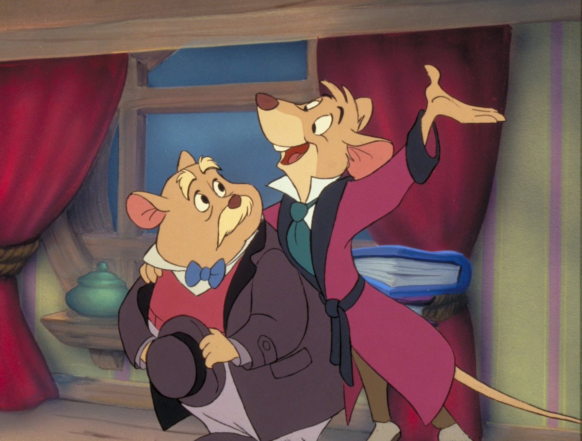 ToonHive's tweet photo. 40 years ago today, ‘The Great Mouse Detective’ released in theaters. https://t.co/u6KU1YkyF0