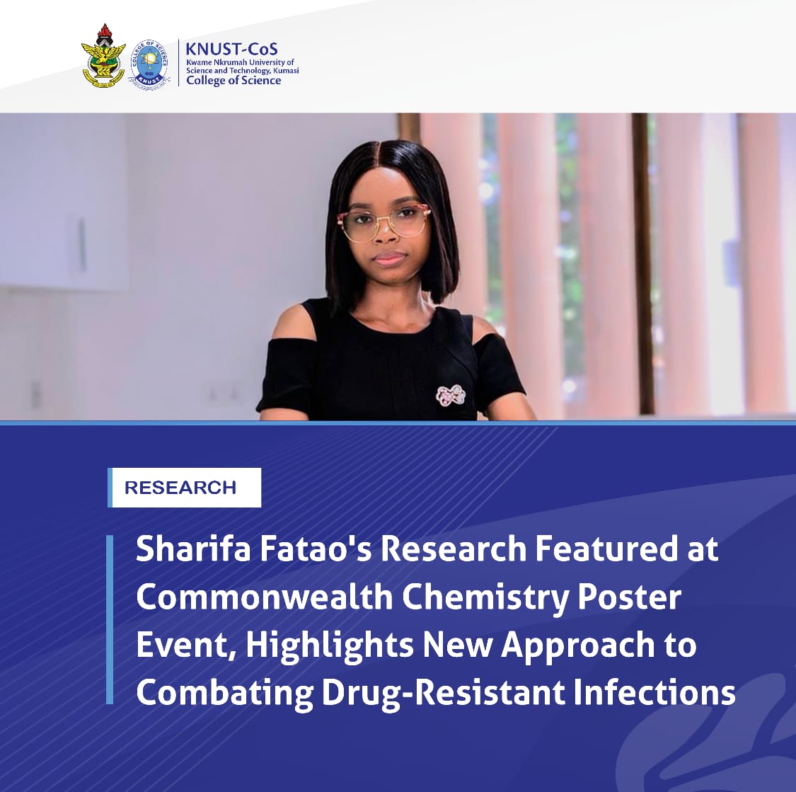 cosknust's tweet photo. The study comes at a time when antimicrobial resistance, thus the ability of bacteria to resist existing medicines, continues to threaten global health. 

Read more 👇
https://t.co/LUI2qNQde0 https://t.co/7QVcPyu2CP