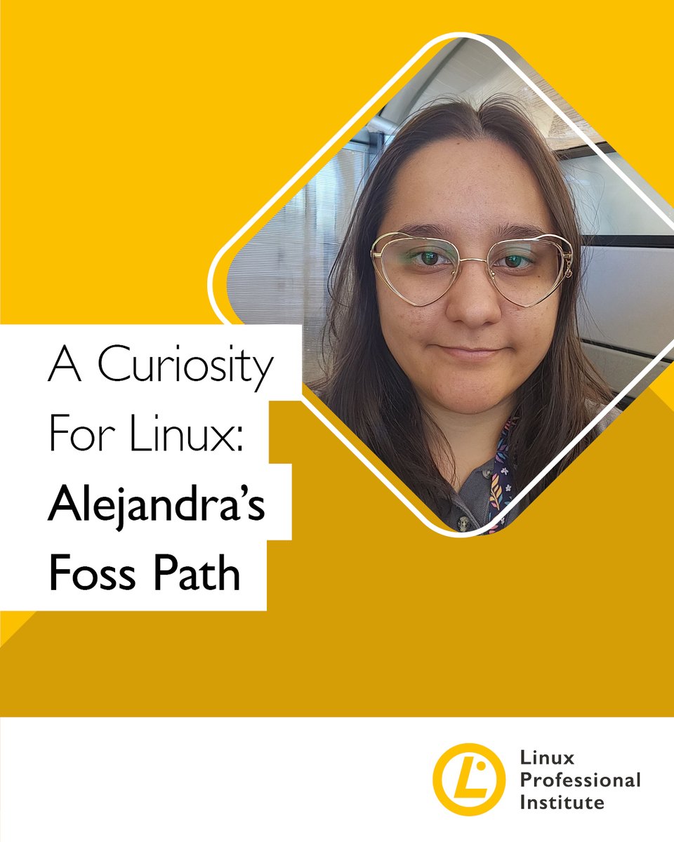 LPIConnect's tweet photo. 🐧 What begins with curiosity can shape a career!
Discover how an early encounter with #Linux left a lasting impact on Alejandra Retana Piedra’s #IT journey, inspiring her to explore #Ubuntu, #opensource tools, and the #LPI #LinuxEssentials certificate:
https://t.co/IQpk6d6gvr https://t.co/052OIxc7my