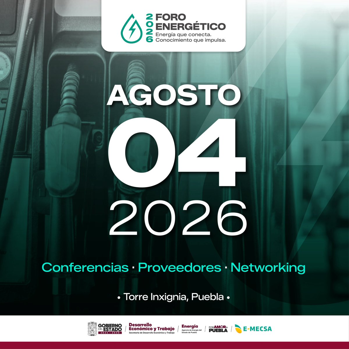 e_mecsa's tweet photo. El marco normativo cambia y las auditorías se vuelven más estrictas. ¡No te quedes fuera!

El sector tiene una cita indispensable en el Foro Energético 2026. ⚡

📍 Puebla 🗓️ 4 de agosto 🚀 Una iniciativa de E-MECSA con el @Gob_Puebla y la @EnergiaPuebla 
📢 Registros muy pronto. https://t.co/zJ8bZSFHgF