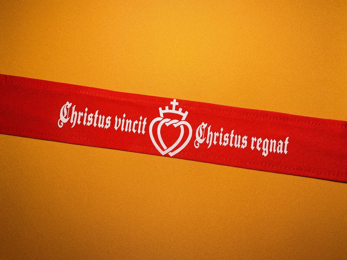 3SJShop's tweet photo. Christus Vincit, Christus Regnat SSPX Headband

https://t.co/R10p7Tuak6 https://t.co/1Io8vGT8qs