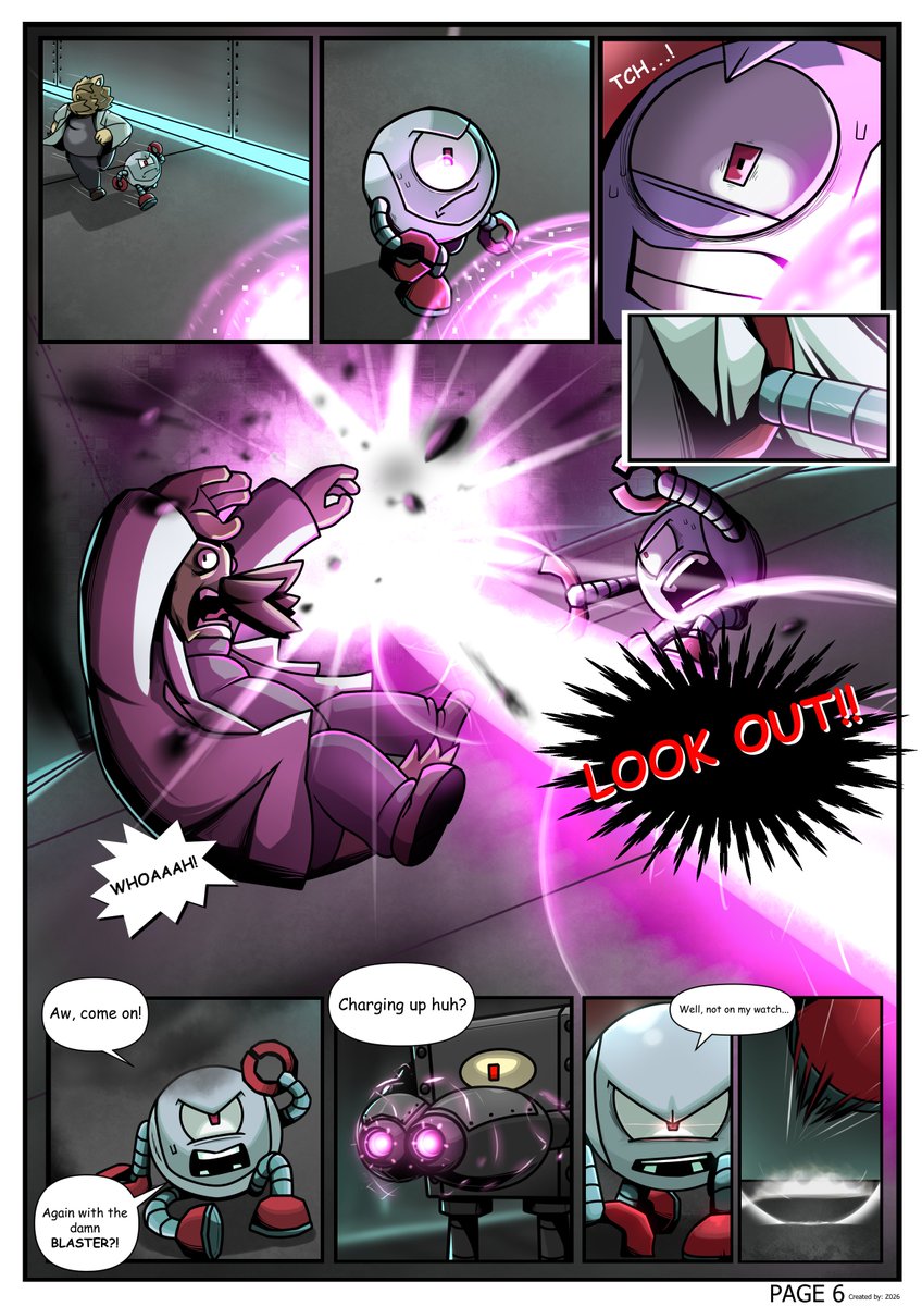 OhDot026's tweet photo. #gameoverse into the Zones chapter 1 page 6.
Page 7 is still work in progress... It's gonna take a while due to fighting scene. https://t.co/dNnMS8kd6F
