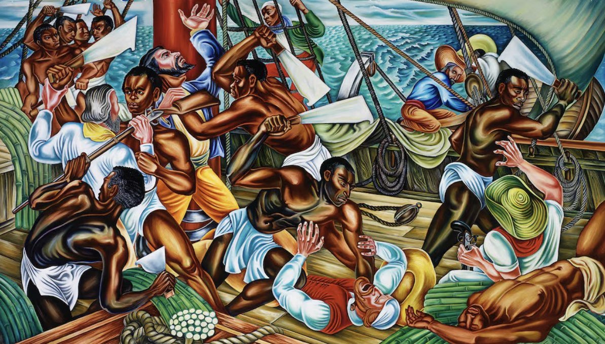 GullahSc's tweet photo. Happy Amistad Slave Revolt Day! On this day in 1839, a rice farmer named Sengbe Pieh—also known as Joseph Cinqué—led the African captives aboard the slave ship La Amistad in a revolt, breaking free from their chains and seizing the ship. Let’s get into some slave resistance! https://t.co/PX2wM3LNg5