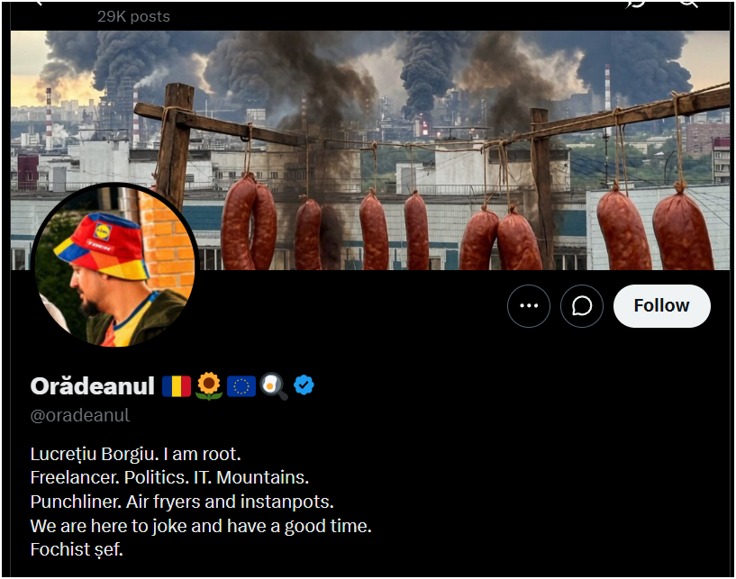 Grifon1968's tweet photo. @oradeanul Asta esti tu defapt. Un prapadit care se crede miezul din dodoasca. https://t.co/9qa0uBrfJd
