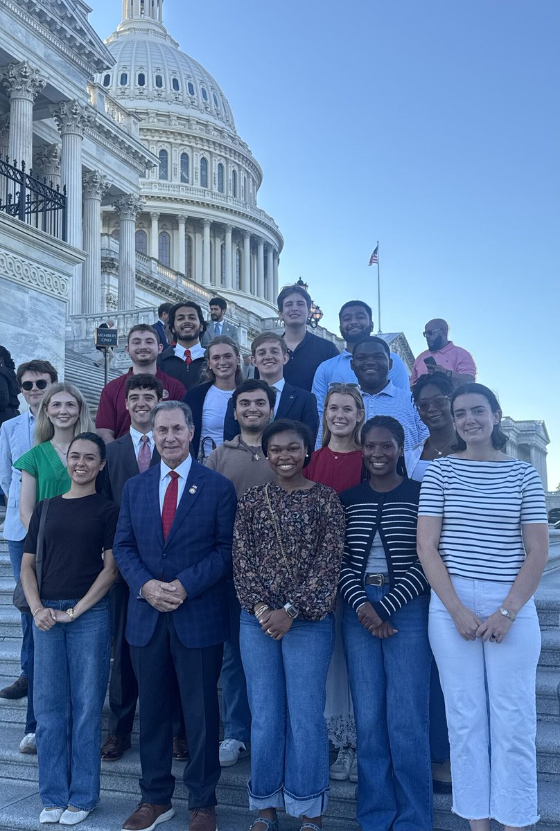 UASystem's tweet photo. A memorable experience for the UA System Capitol Scholars. Tours of the White House, U.S. Capitol, Supreme Court, Pentagon and The People’s House provided a closer look at leadership and national security, bringing classroom concepts to life.

@UofAlabama @UABNews @UAHuntsville https://t.co/4nnfB3VBcZ