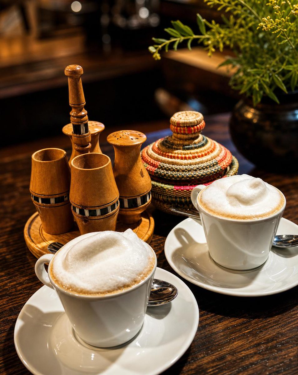 bluenileRO's tweet photo. Coffee was born in Ethiopia. We still think it's best shared. ☕

Two macchiatos, all foam, no rush.

Send this to your coffee person and come slow down with us.

📍 Blue Nile at River Oaks

#ethiopiancoffee #houstoncoffee #macchiato #htxeats #bluenileriveroaks https://t.co/hqNKlS27p1