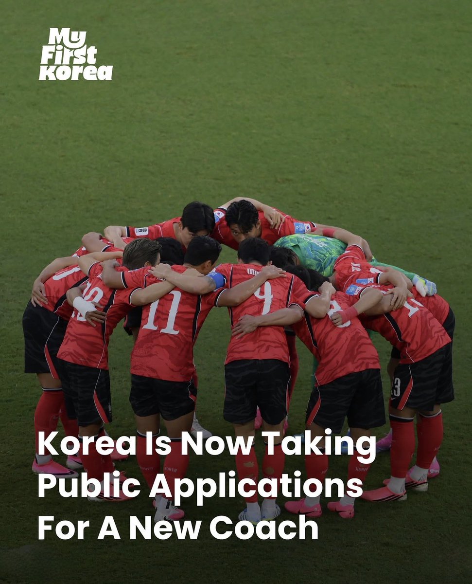 KNTFootball's tweet photo. 🚨 | 𝐊𝐅𝐀 𝐇𝐎𝐋𝐃𝐒 𝐎𝐏𝐄𝐍 𝐂𝐀𝐋𝐋 𝐅𝐎𝐑 𝐊𝐍𝐓 𝐇𝐄𝐀𝐃 𝐂𝐎𝐀𝐂𝐇 🤔

In light of public anger over Hong’s appointment, the KFA announced it will appoint its next head coach through “open public recruitment”:

• Applications open for at least 1 month
• Candidates evaluated by the National Team Strengthening Committee
• Final approval by the KFA Board & Korea Sports Council
• No direct appointments—unless an exception is granted for a foreign coach
_____
My take—I’m skeptical/doubtful about anything this Chung Mong-gyu led KFA propose. 🙄 

Get this guy out of office.  No one trusts these dudes. 🙅‍♂️

Bring in direct elections with a new president that represents the whole FA.  Then we can talk about an open call. 🫡🇰🇷