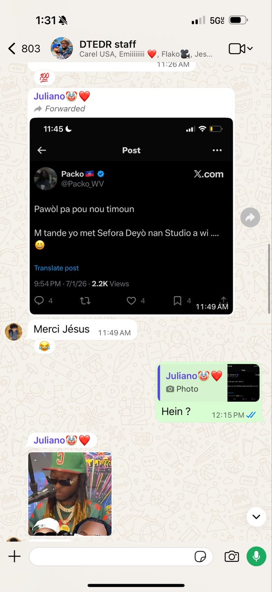 JeSuisDansalou's tweet photo. If you listen to People … 🤡 😂
MERCI PETIT JESUS ! https://t.co/v9XktVp3sy