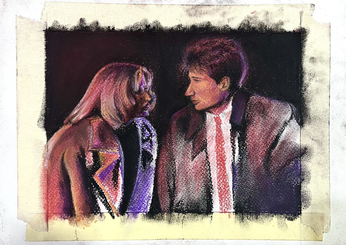 kezscheri's tweet photo. Scully & Mulder WIP๐๐ฉท #thexfiles https://t.co/XIjOemZzS3