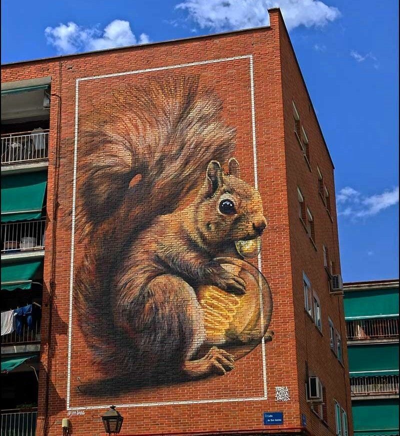 NetKulture's tweet photo. L'art de rue de Jesús Mateos Brea https://t.co/kpWnzAZ1QN https://t.co/5iKv8mq5Xj