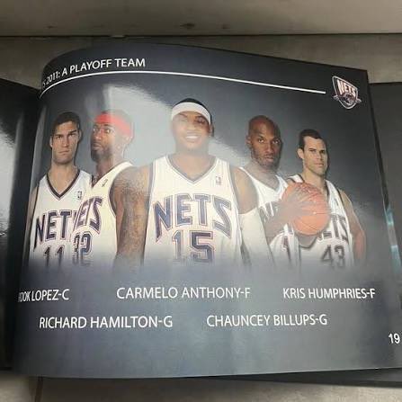 HoopGrids's tweet photo. Nets free agency pitch book to Melo https://t.co/m0dePqJp84