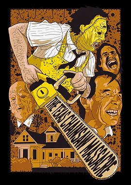 LeatherfaceJS's tweet photo. Chainsaw Horror | TCM
Art by Gwenn Jamess https://t.co/MRtQbIzKHw