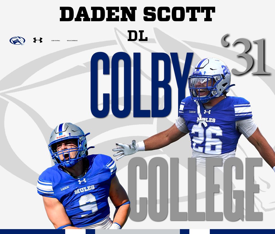 DadenScott_99's tweet photo. After a great call with @Coach_Hobbins, I’m bless to receive my first offer from @Colby_Football!!

@LoomisFootball @coachbanks9 @NE6FB_Recruits https://t.co/M22SEPohJp