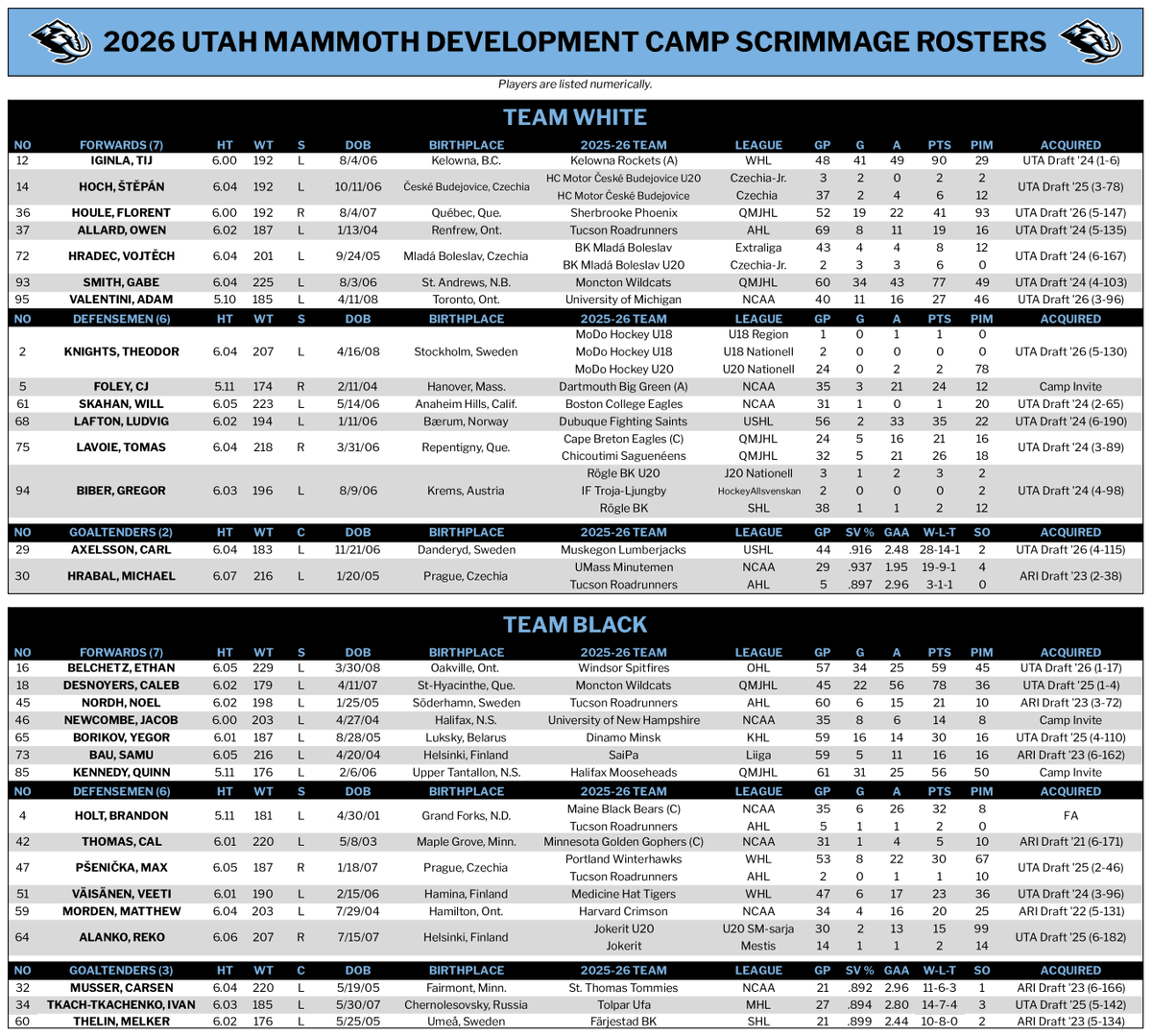 Utah Mammoth PR tweet media