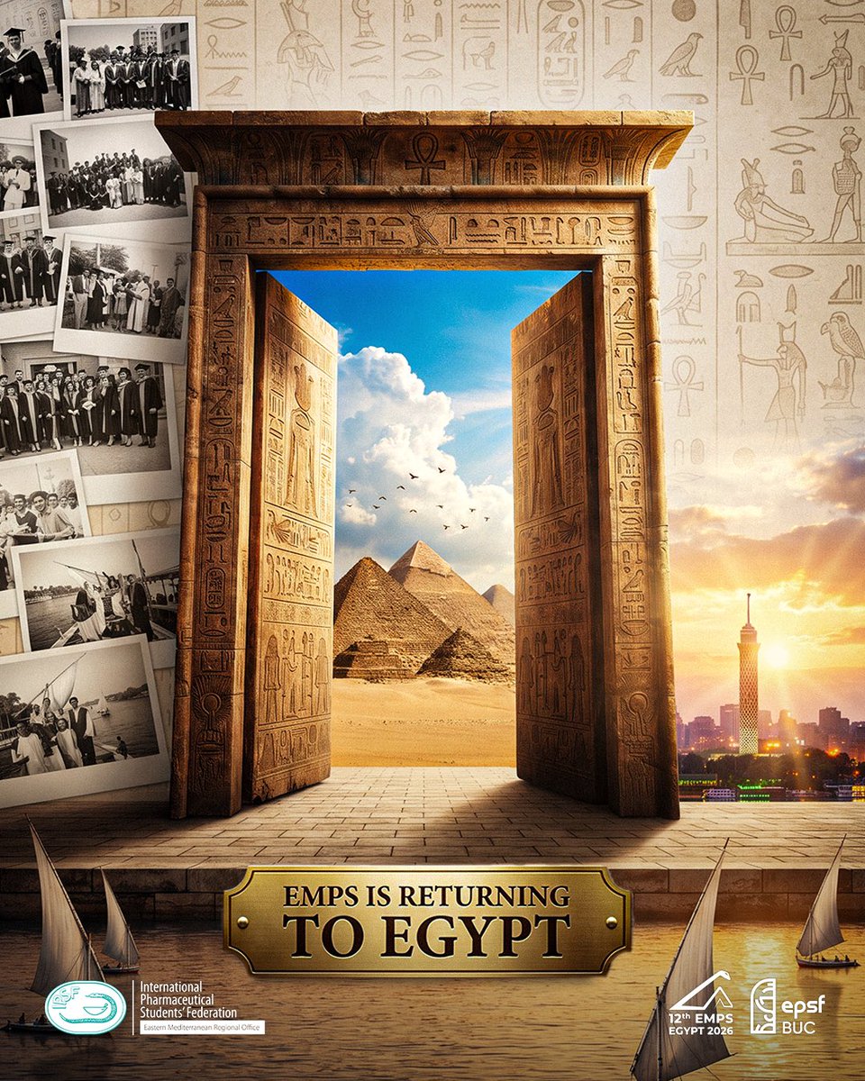 epsf_buc's tweet photo. 🇪🇬من أرض الحضارات تبدأ الحكاية من جديد

EMPS 2026 راجع لمصر بعد سنوات.

💙يمكن الحكاية دي تبدأ بيك.

#12th_EMPS
#EMPS_2026
#EPSF_BUC https://t.co/8i5Zt176uR