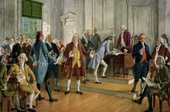 MericaCulture's tweet photo. 250 years ago today on July 2, 1776 the Second Continental Congress voted to declare American independence from the dastardly British and their despotic King.

John Adams wrote the following foreshadowing of 4th of July celebrations:

“The Second Day of July 1776, will be the most memorable Epocha, in the History of America.—I am apt to believe that it will be celebrated, by succeeding Generations, as the great anniversary Festival. It ought to be commemorated, as the Day of Deliverance by solemn Acts of Devotion to God Almighty. It ought to be solemnized with Pomp and Parade, with Shews, Games, Sports, Guns, Bells, Bonfires and Illuminations from one End of this Continent to the other from this Time forward forever more.”