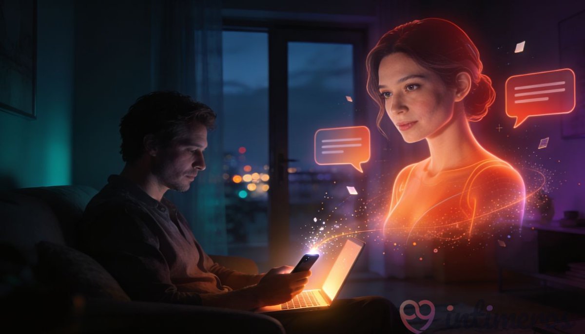 intimeros's tweet photo. Curious about joining the AI best friend trend or know someone who has - and wondering why those in AI relationships feel close to chatbots? 🤔We can help you dig a little deeper. 
https://t.co/YTBHmaraLA #aicompanions https://t.co/zoJEPDUzLy