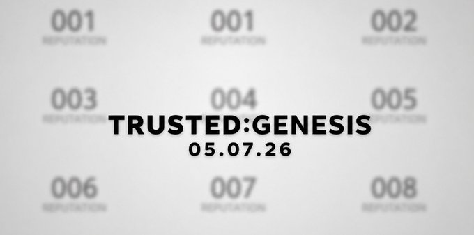 TropadaDrih's tweet photo. 💎ALPHA -  TRUSTED:GENESIS NFT

@ByRepProtocol is building a decentralized reputation layer for Web3, but the real play right now is the Trusted:Genesis NFT.

Genesis Collection

This is the first and only ByRep NFT, with only 269 supply. Holders get early access to Testnet V1, exclusive Discord role, DAO voting power, potential future incentives, and a $REP airdrop at TGE.

Big point: 100% of mint revenue goes to $REP liquidity at TGE. Genesis holders will also be first in line to test the reputation engine, generate their rep score, earn early activity points, and help shape the protocol before mainnet.

🔎Mint Details

- Supply: 269
- Price: $3 GTD / $4 FCFS
- Date: July 5, 2026
- Chain: Ethereum

Website: https://t.co/u60nso2Cug

This is a tiny-supply genesis collection tied directly to testnet access, $REP exposure, and early protocol positioning. Worth watching closely, and minting if you want a shot at being positioned before ByRep goes live.

dyor/nfa