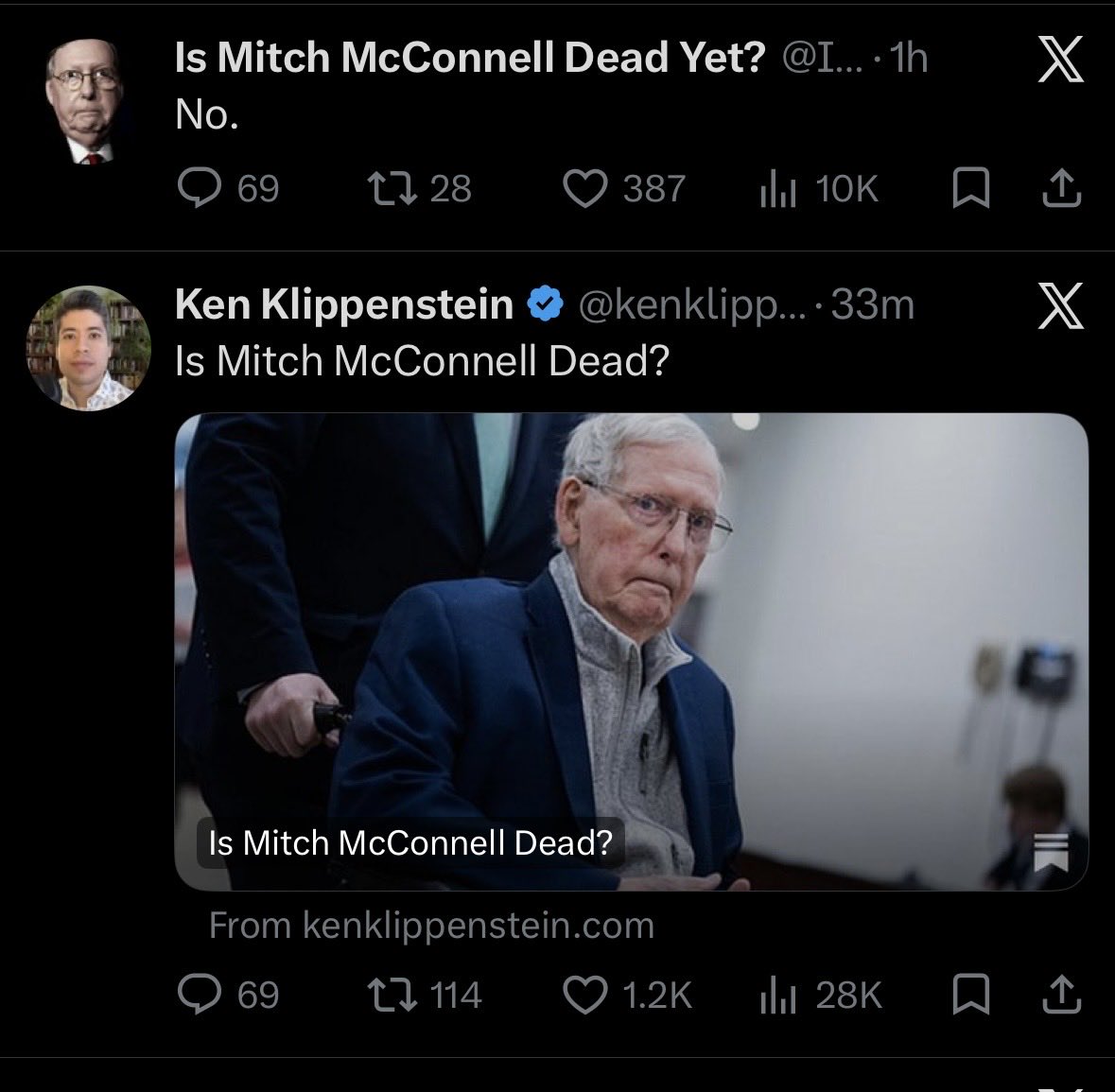 maundacity's tweet photo. @IsMitchDeadYet https://t.co/8VHce9heCi